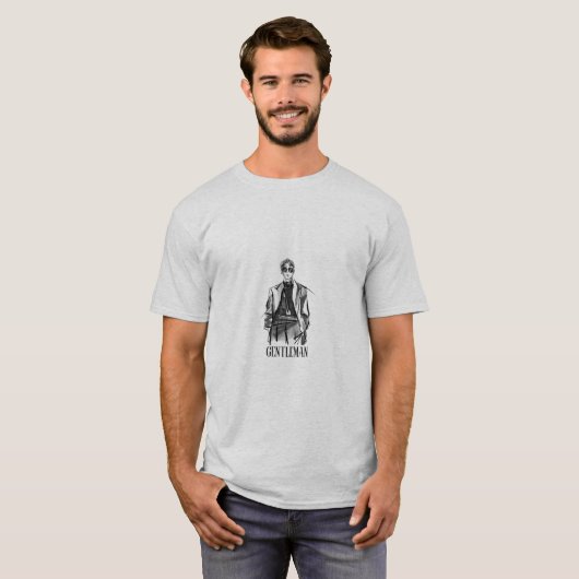 Classic Gentleman T-shirt (Voorkant volledig)