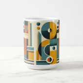 Classic Geometrisch ontwerp Mok, 11 oz Koffiemok (Center)