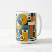 Classic Geometrisch ontwerp Mok, 11 oz Koffiemok (Voorkant rechts)