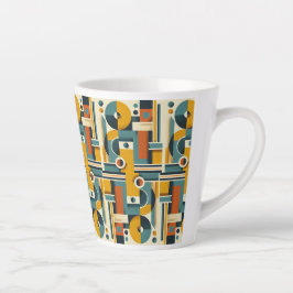 Classic Geometrisch ontwerp Mok, 11 oz Latte Mok