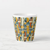Classic Geometrisch ontwerp Mok, 11 oz Latte Mok (Voorkant)