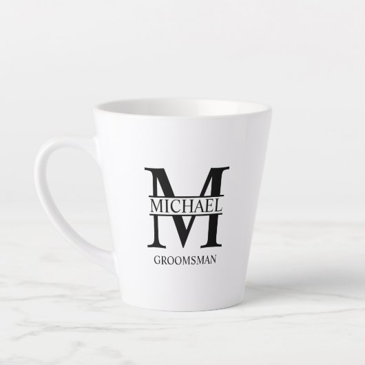 Classic Gepersonaliseerde Groomsman Koffie Mok (Links)
