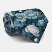 Classic Gift For Boyfriend Peonies Stropdas (Opgerold)