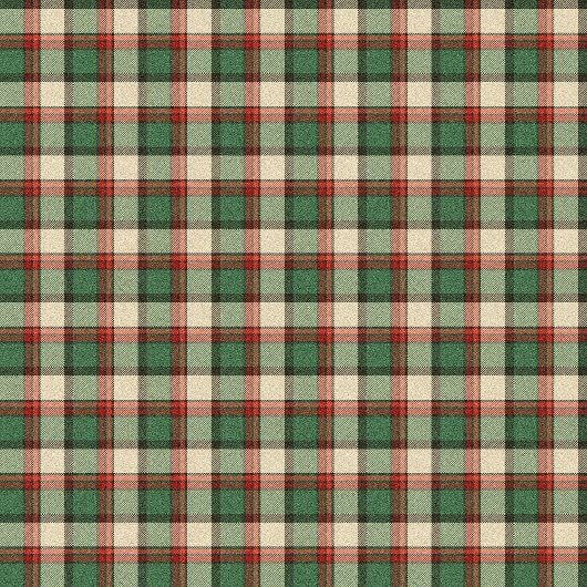 Classic Gift Towel Red Green Plaid for Christmas Bad Handdoek