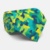 Classic Gifts For Boyfriend Camo Stropdas (Opgerold)
