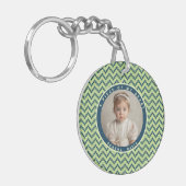 Classic Gifts For Him Stripe Pattern Sleutelhanger (Voorkant Links)