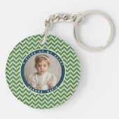 Classic Gifts For Him Stripe Pattern Sleutelhanger (Achterkant)