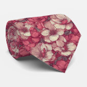 Classic Gifts For Husband Gardenias Floral Stropdas (Opgerold)