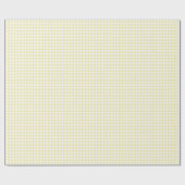 Classic Gingham Butter Yellow Cadeaupapier (Vlak)