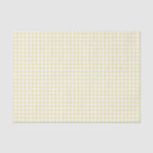 Classic Gingham Butter Yellow Tissuepapier (Voorkant)