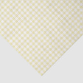 Classic Gingham Butter Yellow Tissuepapier (Detail)