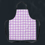 Classic Gingham Check Pset Patroon Lila Schort<br><div class="desc">Moderne zomertrend picknick deken gingham plaid tartan patroon. Pasteltonen esthetisch. Cute gingham-ontwerp voor modern home decor interior design. Kleurrijk boho perst een gingham patroon. Pastel gingham home decor en geschenken. Pastel lavender paars violet gingham model design home decor.</div>