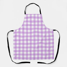 Classic Gingham Check Pset Patroon Lila Schort