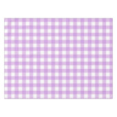 Classic Gingham Check Pset Patroon Lila Tafelkleed (Voorkant (Horizontaal))