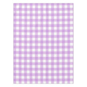 Classic Gingham Check Pset Patroon Lila Tafelkleed (Voorkant)