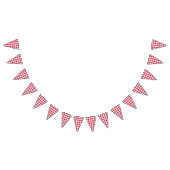 Classic Gingham Cherry Red Vlaggetjes (Alle)