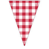 Classic Gingham Cherry Red Vlaggetjes (Eerste vlag)