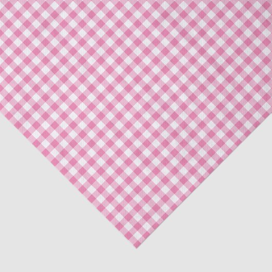 Classic Gingham Fuchsia Tissuepapier (Detail)
