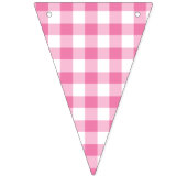 Classic Gingham Fuchsia Vlaggetjes (Derde vlag)