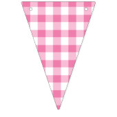 Classic Gingham Fuchsia Vlaggetjes (Eerste vlag)