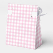 Classic Gingham Light Pink Bedankdoosjes (Achterkant)