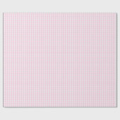 Classic Gingham Light Pink Cadeaupapier (Vlak)