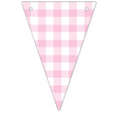 Classic Gingham Light Pink Vlaggetjes (Tweede vlag)