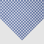 Classic Gingham Navy blauw Tissuepapier (Detail)