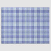 Classic Gingham Navy blauw Tissuepapier (Voorkant)