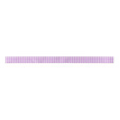 Classic Gingham Orchid Purple Satijnen Lint (Voorkant)