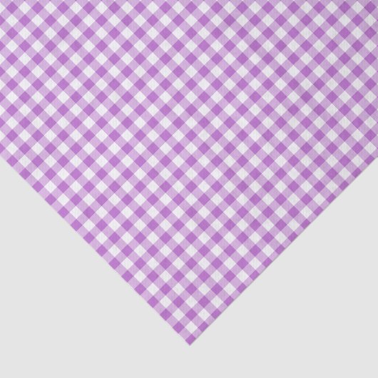 Classic Gingham Orchid Purple Tissuepapier (Detail)