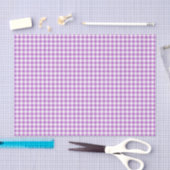 Classic Gingham Orchid Purple Tissuepapier (Craft)