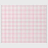 Classic Gingham Pink Cadeaupapier (Vlak)