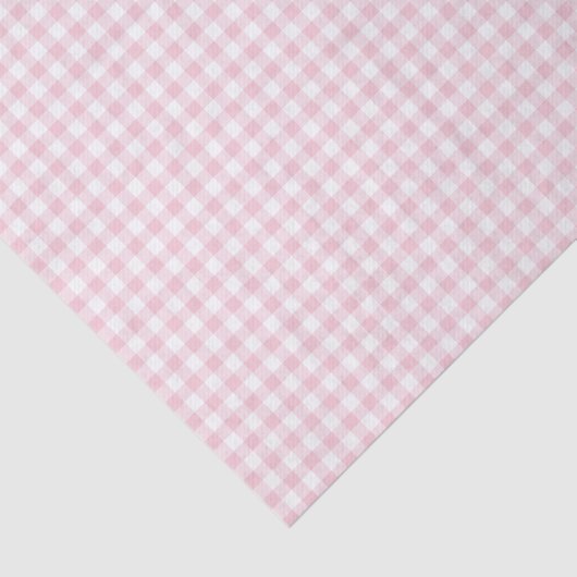Classic Gingham Pink Tissuepapier (Detail)