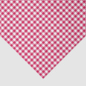 Classic Gingham Raspberry Tissuepapier (Detail)