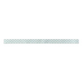 Classic gingham schattig blauwgroen check baby cad satijnen lint (Voorkant)