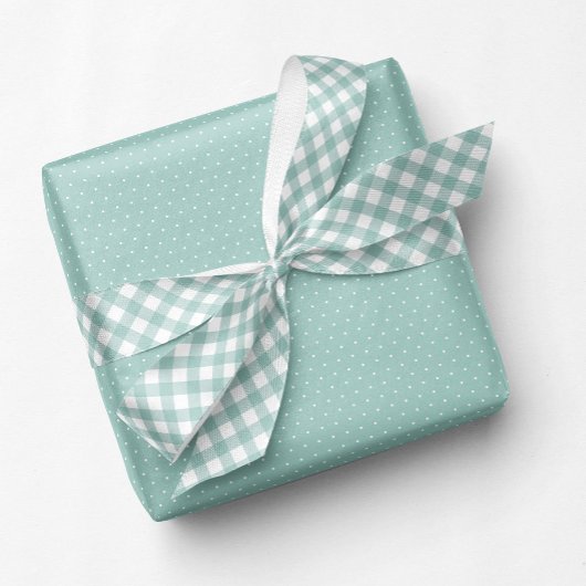Classic gingham schattig blauwgroen check baby cad satijnen lint