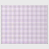 Classic Gingham Soft Lilac Cadeaupapier (Vlak)