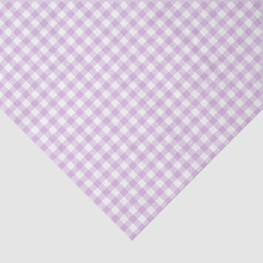 Classic Gingham Soft Lilac Tissuepapier (Detail)