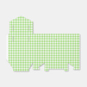 Classic Gingham Spring Green Bedankdoosjes (Uitgevouwen)