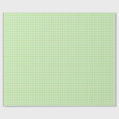 Classic Gingham Spring Green Cadeaupapier (Vlak)