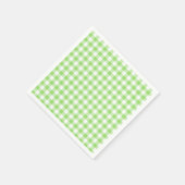 Classic Gingham Spring Green Servet (Hoek)
