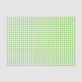 Classic Gingham Spring Green Tissuepapier (Voorkant)