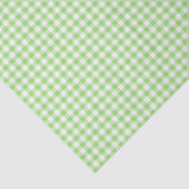 Classic Gingham Spring Green Tissuepapier (Detail)