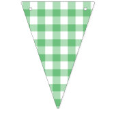 Classic Gingham Summer Green Vlaggetjes (Tweede vlag)