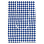 Classic Gingham True Blue Medium Cadeauzakje (Achterkant)