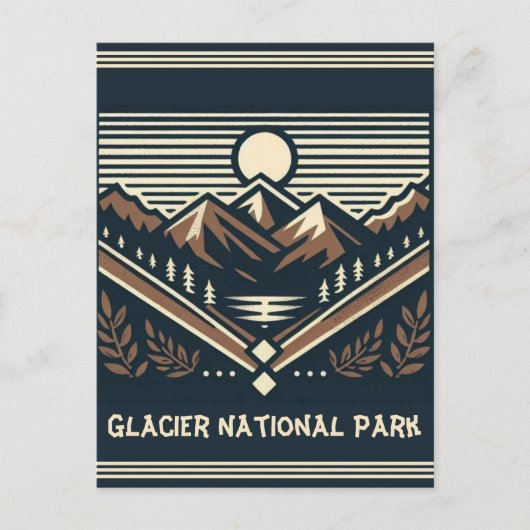 Classic/ Glacier Nation Park Kaart (Voorkant)