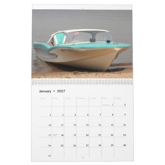 Classic Glastron Calendar 2015 CGOAMN Kalender (Jan 2027)