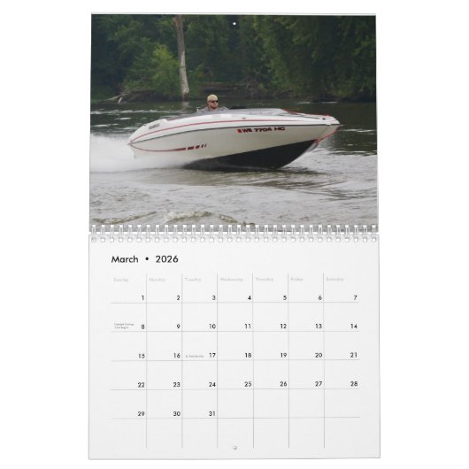 Classic Glastron Calendar 2018 CGOAMN Kalender (Mar 2026)