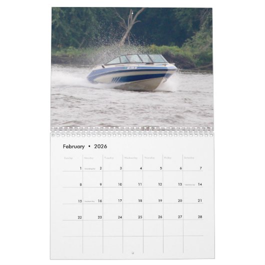 Classic Glastron Calendar 2018 CGOAMN Kalender (Feb 2026)